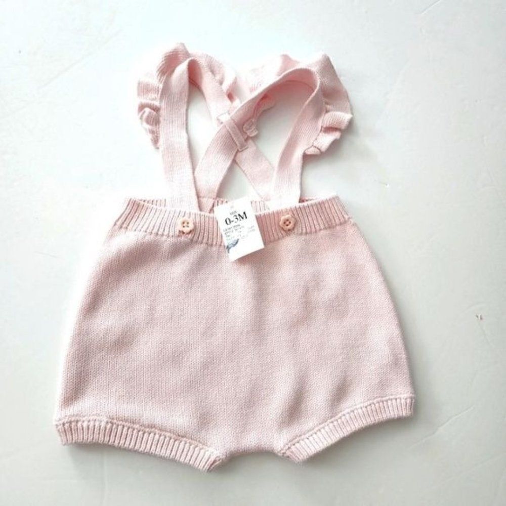 Cat & Jack - Size 0-3‎ mths, 6 - 9mths - pink baby Girl Knit Romper